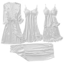 Conjunto 5 Peças em Cetim de Seda