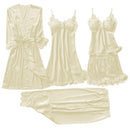 Conjunto 5 Peças em Cetim de Seda