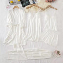 Conjunto 5 Peças em Cetim de Seda